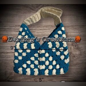 Handmade Crochet Tote Bag For Little Girls